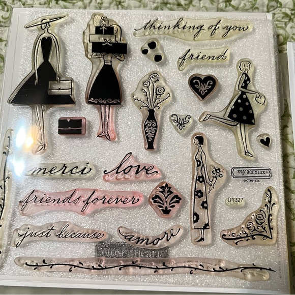 Close to my Heart Sping Stamp Collection Set of 4 - Picture 5 of 10